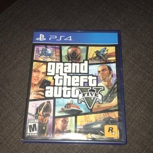 Grand theft auto 5 PS4 game in excellent condition